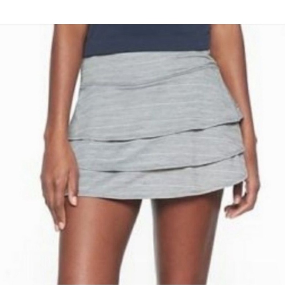 Athleta Swagger Skirt/Skort in space gray